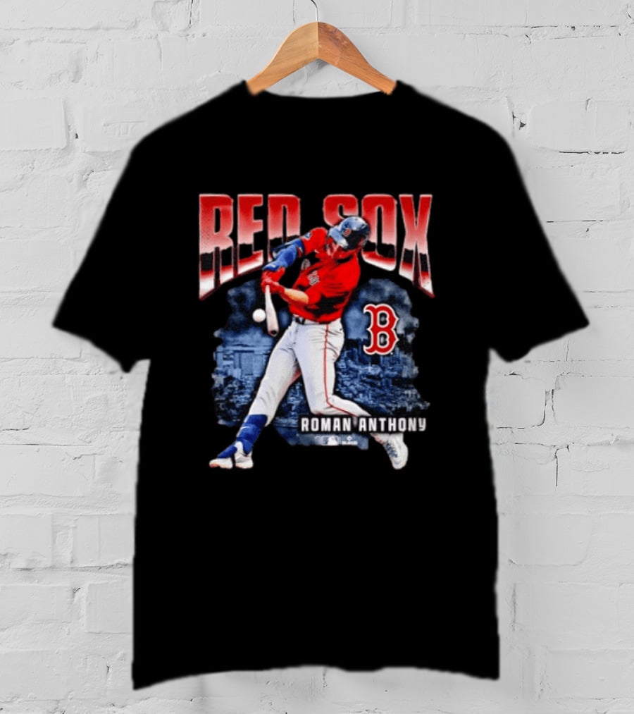 Red Sox Roman Anthony Boston MLB Players Iconic Baseball T-Shirt