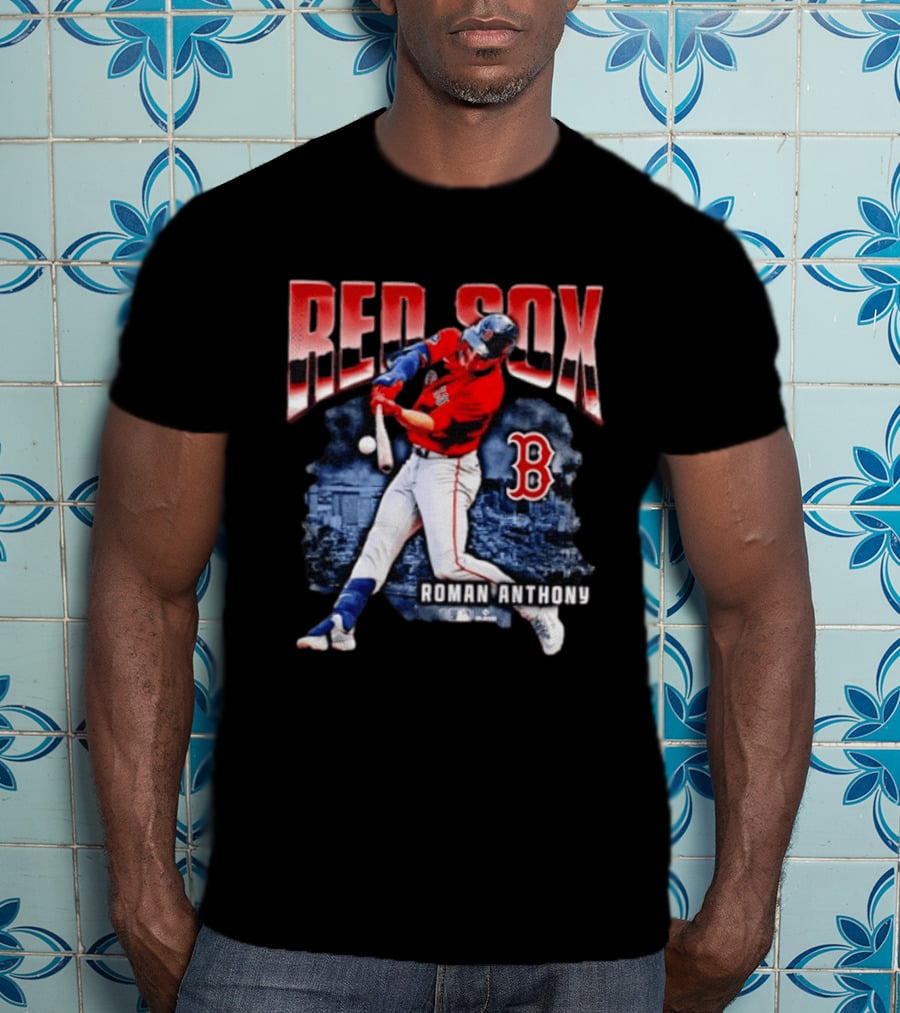 Red Sox Roman Anthony Boston MLB Players Iconic Baseball T-Shirt