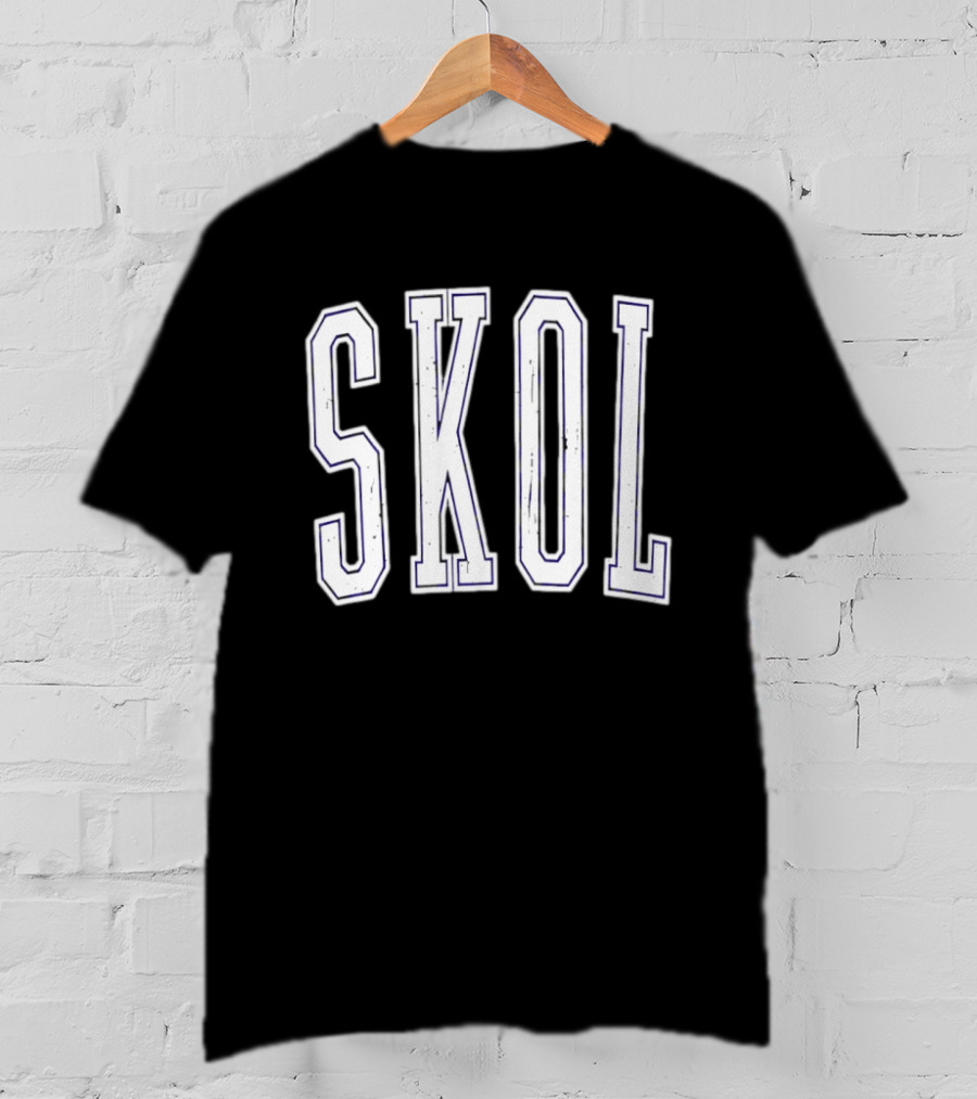 Skol Minnesota Vikings Football Fan T-Shirt