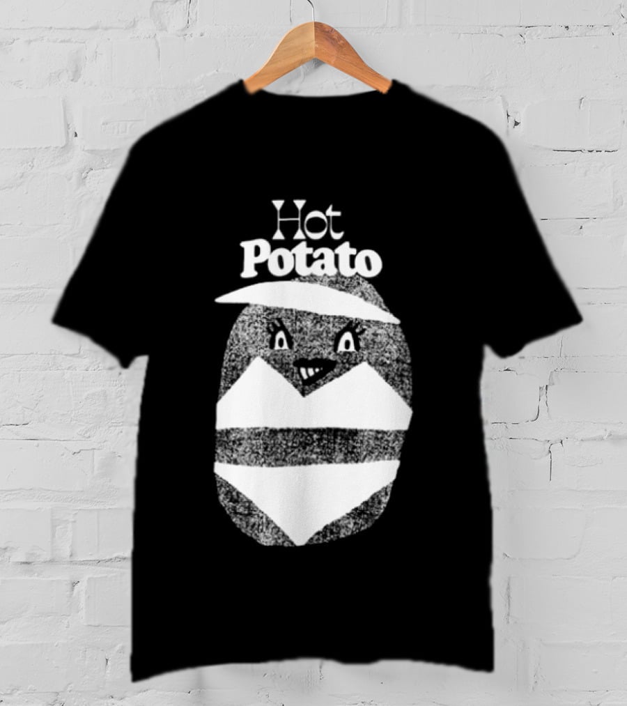 This Might Get Weird Hot Potato Cartoon Style Textured Potato T-Shirt