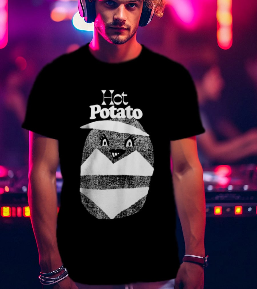 This Might Get Weird Hot Potato Cartoon Style Textured Potato T-Shirt