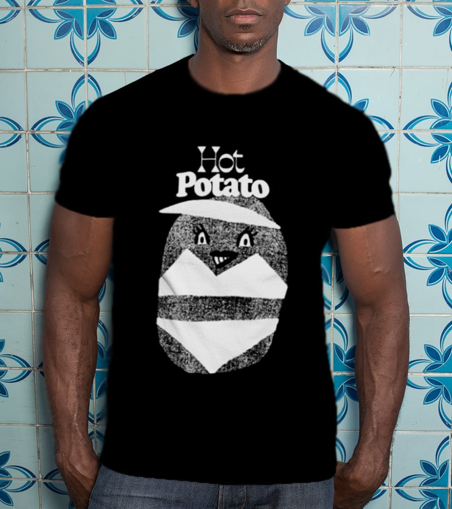 This Might Get Weird Hot Potato Cartoon Style Textured Potato T-Shirt