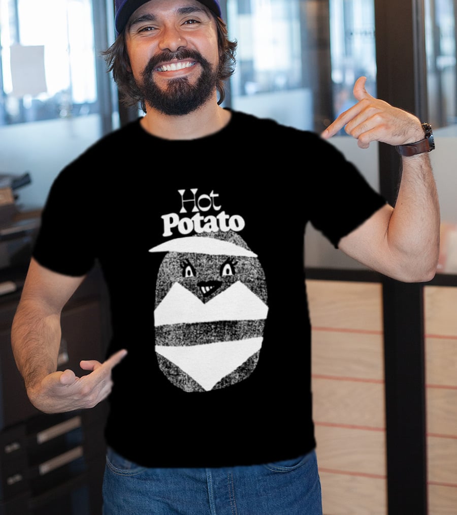 This Might Get Weird Hot Potato Cartoon Style Textured Potato T-Shirt