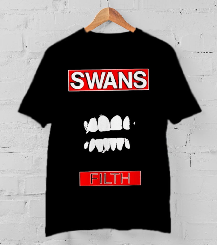 Swans Filth Teeth No Wave Industrial Rock Michael Gira T-Shirt