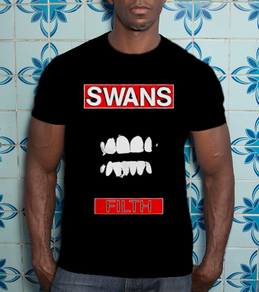 Swans Filth Teeth No Wave Industrial Rock Michael Gira T-Shirt
