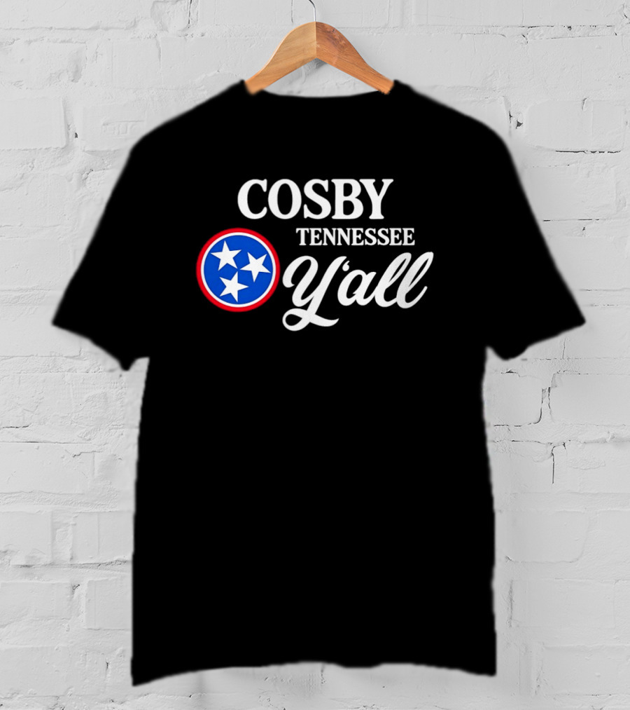 Cosby Tennessee Y'all Three Stars T-Shirt