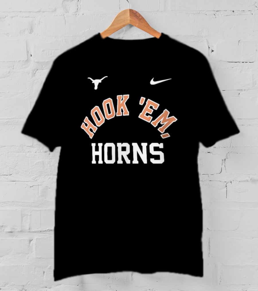Texas Longhorns Hook 'Em Horns Nike NCAA College Football T-Shirt