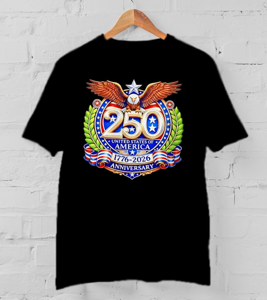 250th Anniversary United States Of America 1776 2026 Eagle T-Shirt