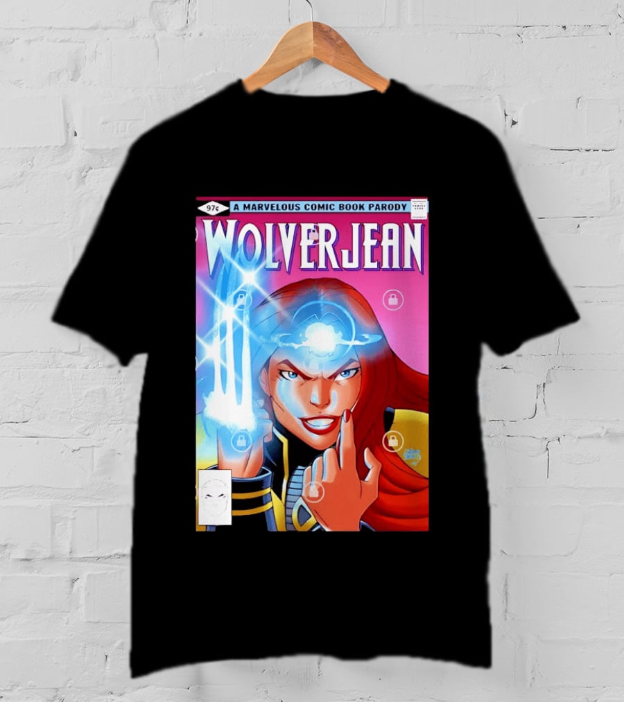 Wolverjean A Marvelous Comic Book Parody Cover 97 Cents T-Shirt