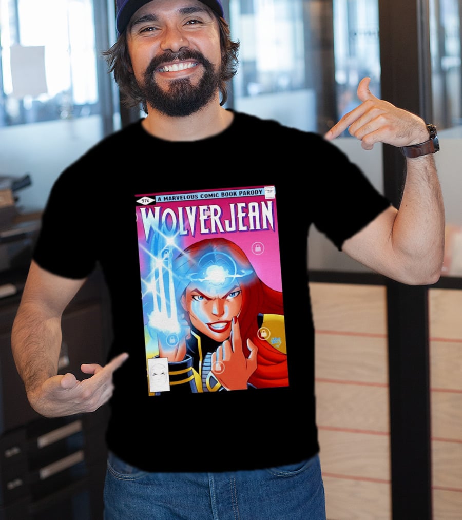 Wolverjean A Marvelous Comic Book Parody Cover 97 Cents T-Shirt
