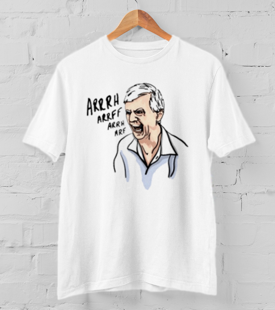 Barking Dog Man Arrrh Arrff Arrh Arf Yelling Character Meme T-Shirt
