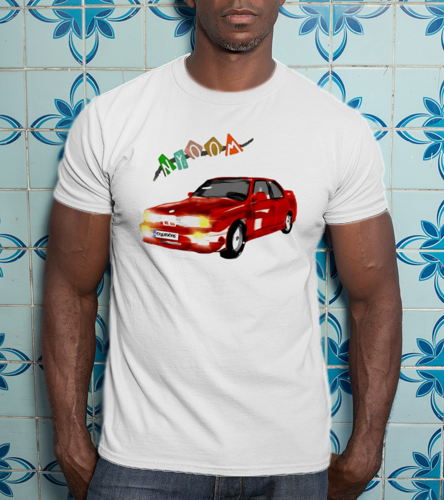 BMW E30 M3 Nyoom Drift Car Adventure T-Shirt