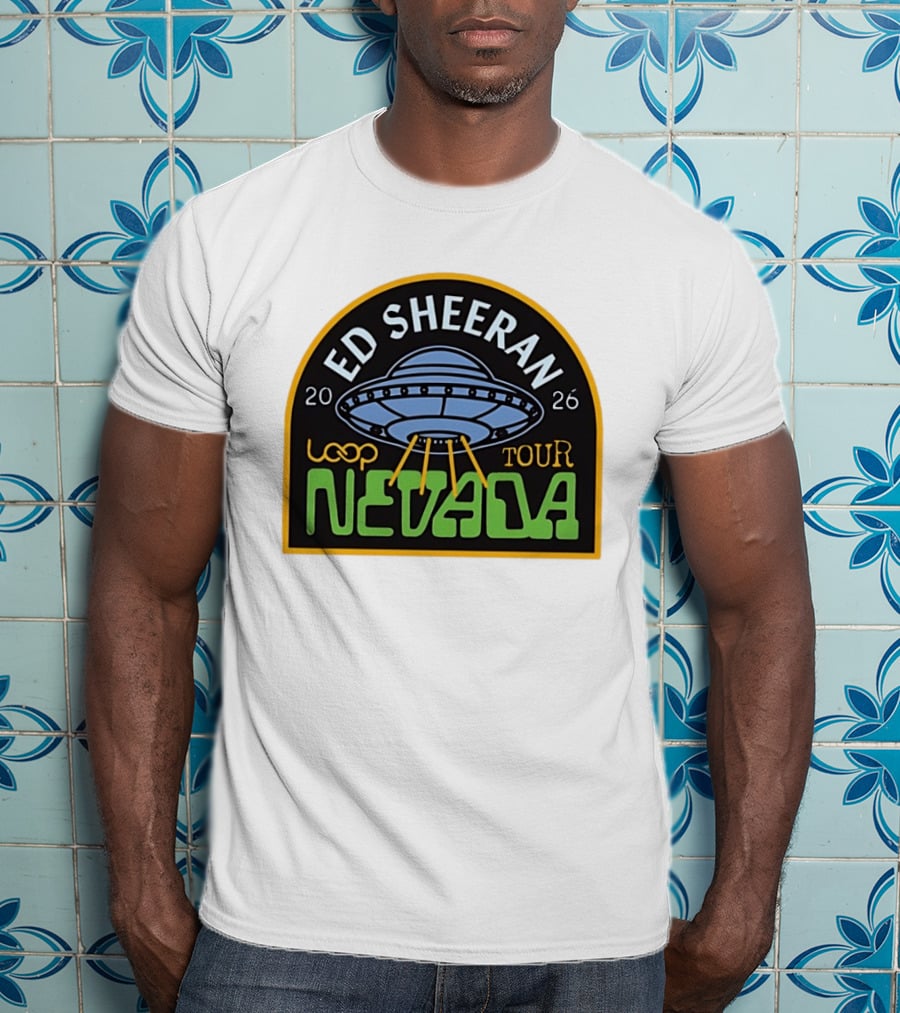 Ed Sheeran 2026 Nevada Loop Tour UFO T-Shirt