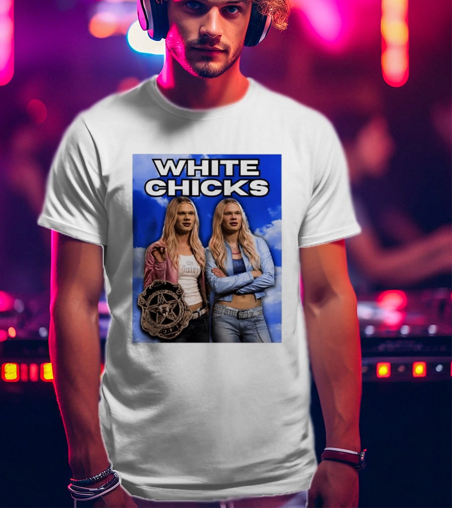 Erling Haaland White Chicks Meme Juicy Couture Style Retro Comedy T-Shirt