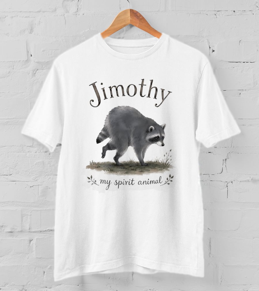 Jimothy My Spirit Animal Raccoon T-Shirt