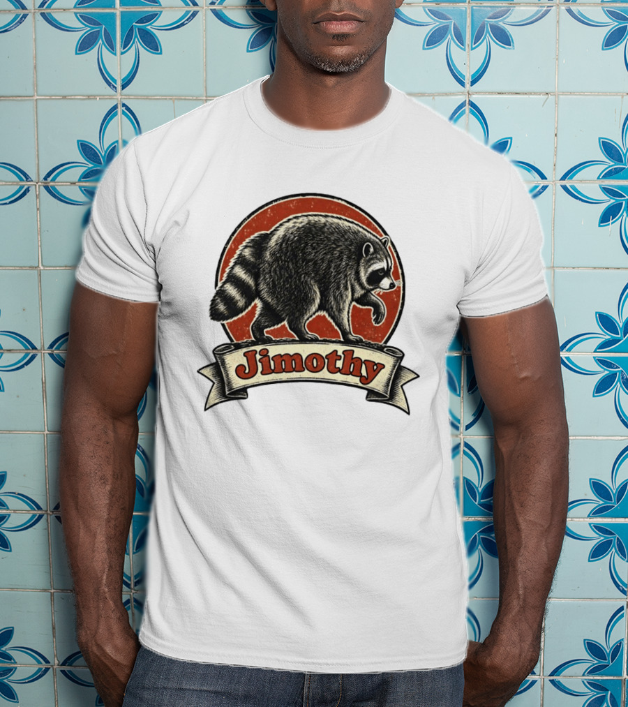 Jimothy Raccoon Vintage Style Meme T-Shirt