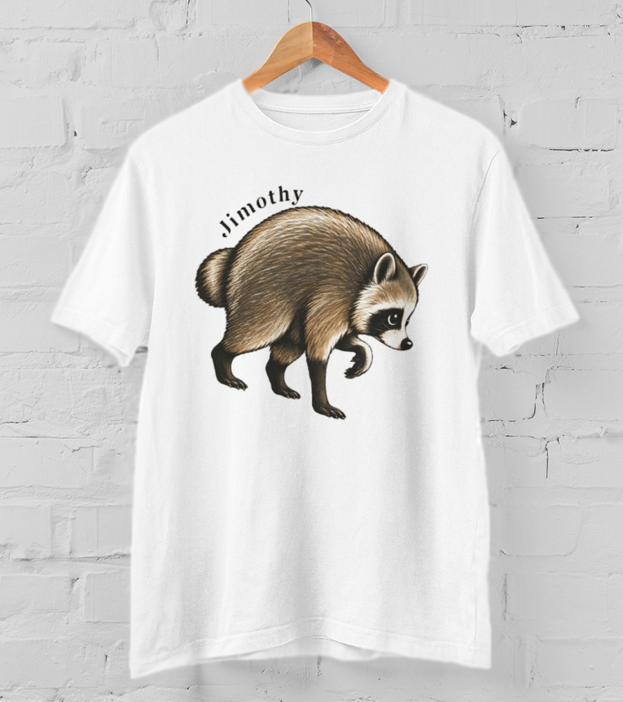 Jimothy Raccoon Seattle Ballard Walking Raccoon T-Shirt