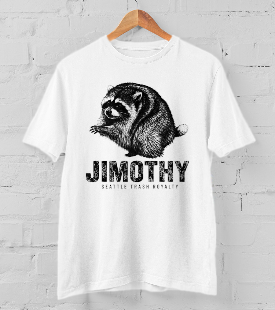 Jimothy Seattle Trash Royalty Raccoon T-Shirt