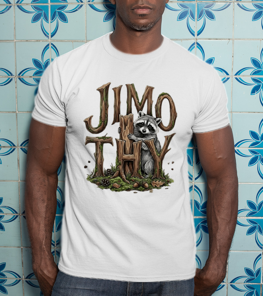 Jimothy The Raccoon Forest Adventure T-Shirt