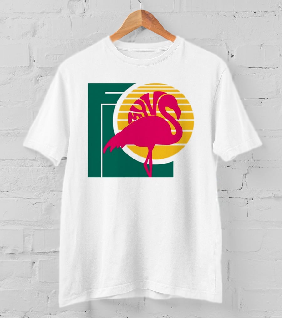 Move Flamingo Sunset Tropical FNS T-Shirt