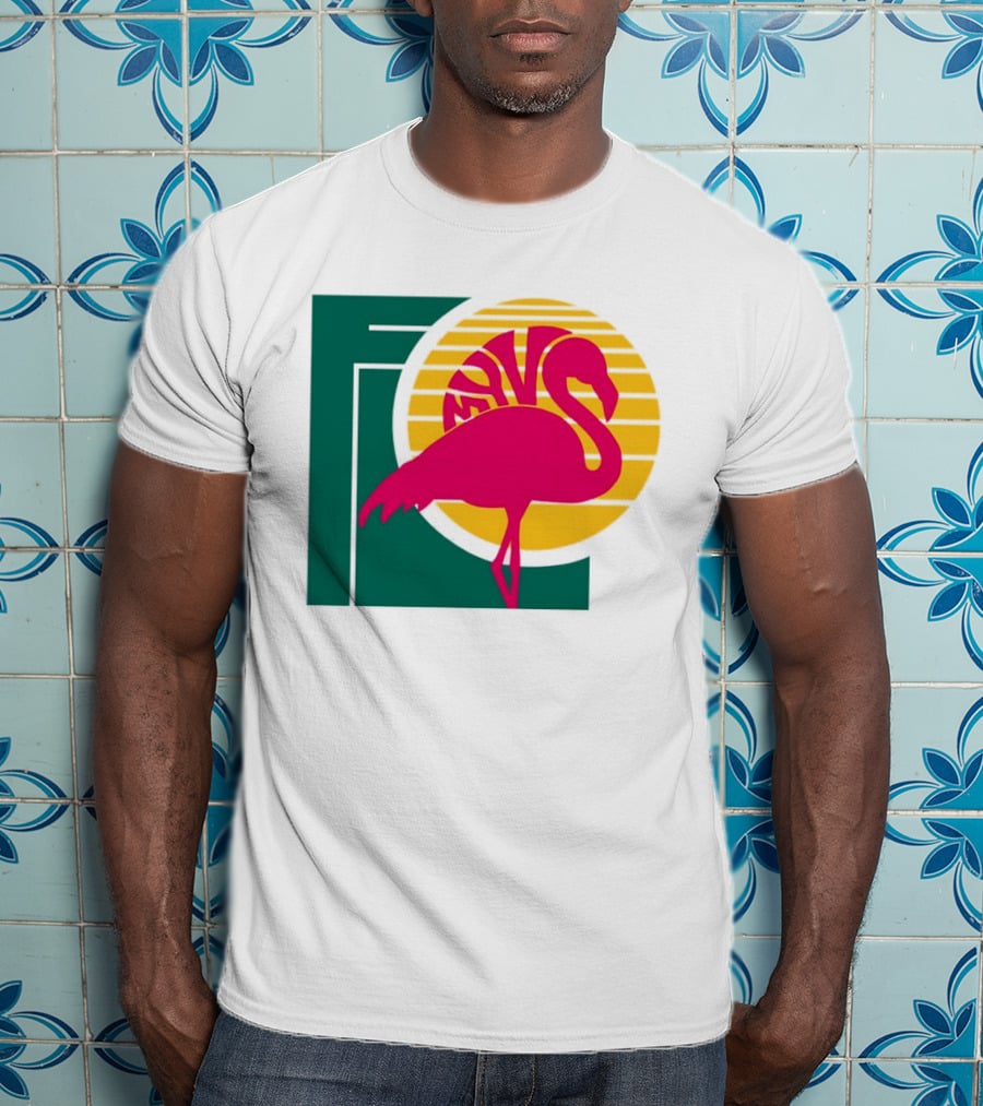 Move Flamingo Sunset Tropical FNS T-Shirt