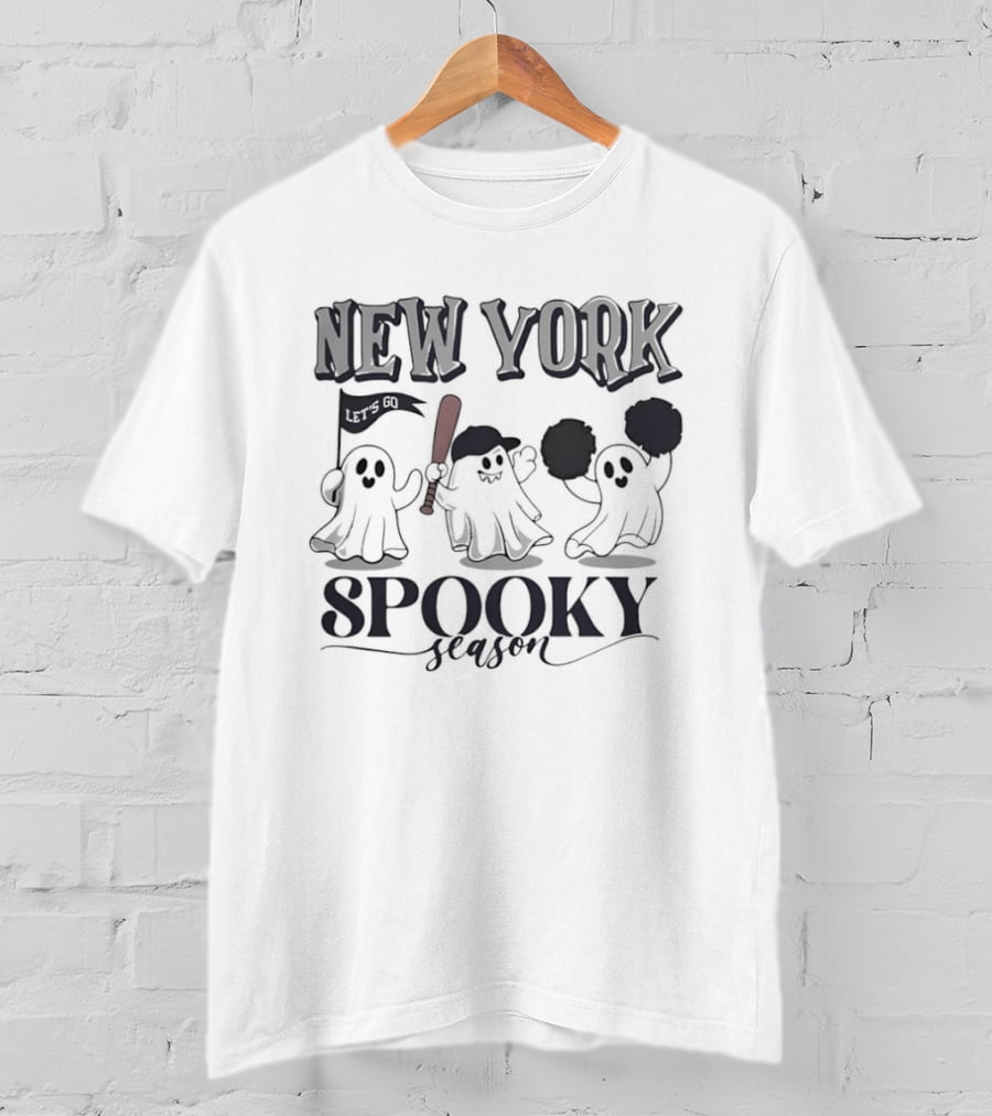 New York Spooky Season Ghosts Halloween Fun T-Shirt