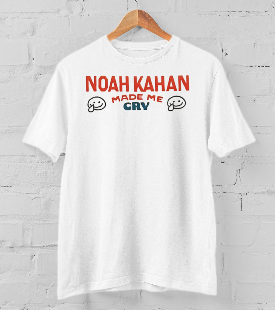 Noah Kahan Made Me Cry Singer Songwriter T-Shirt
