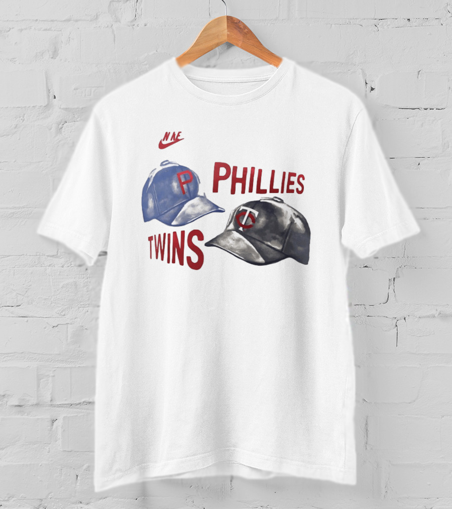 Nike Phillies Twins Baseball Caps 2026 Matchup T-Shirt