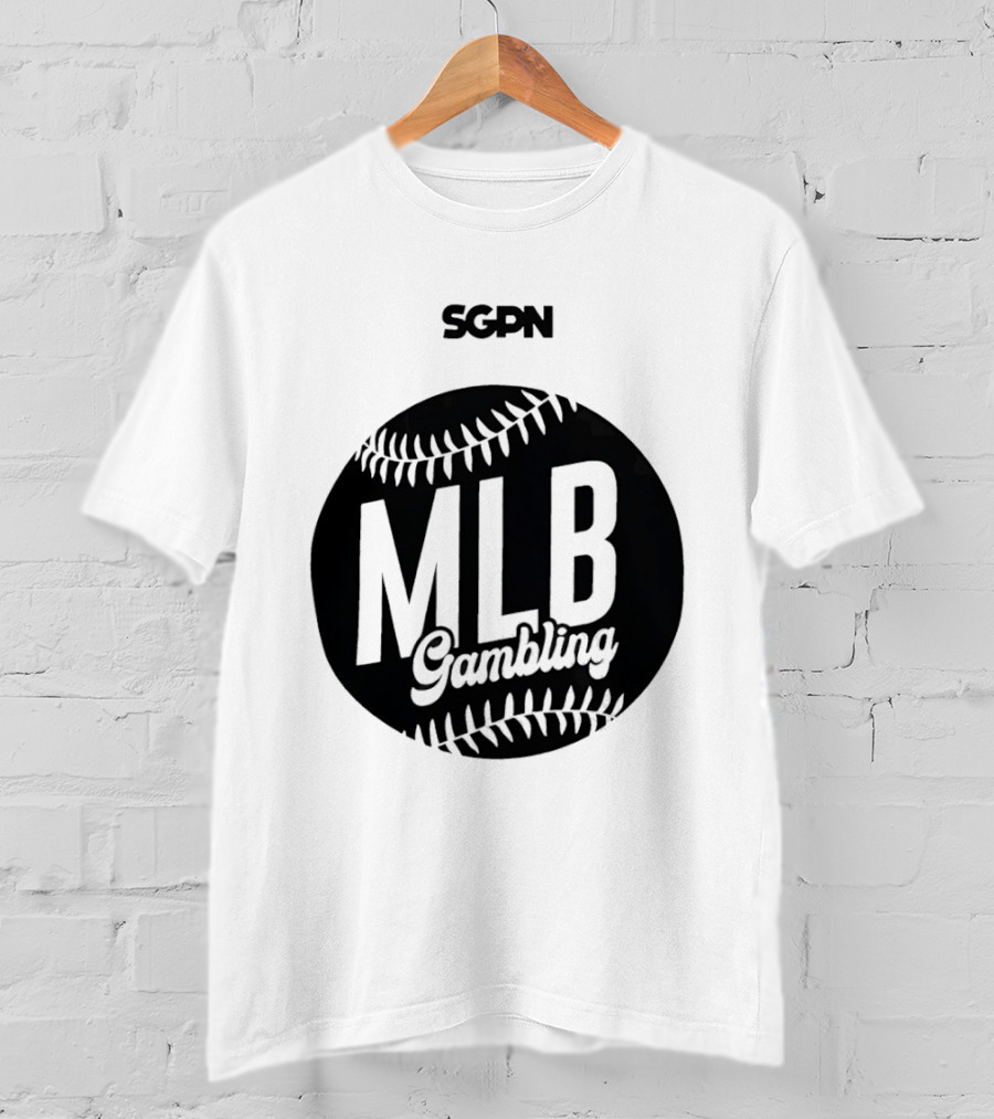 SGPN MLB Gambling Baseball Betting Enthusiasts T-Shirt