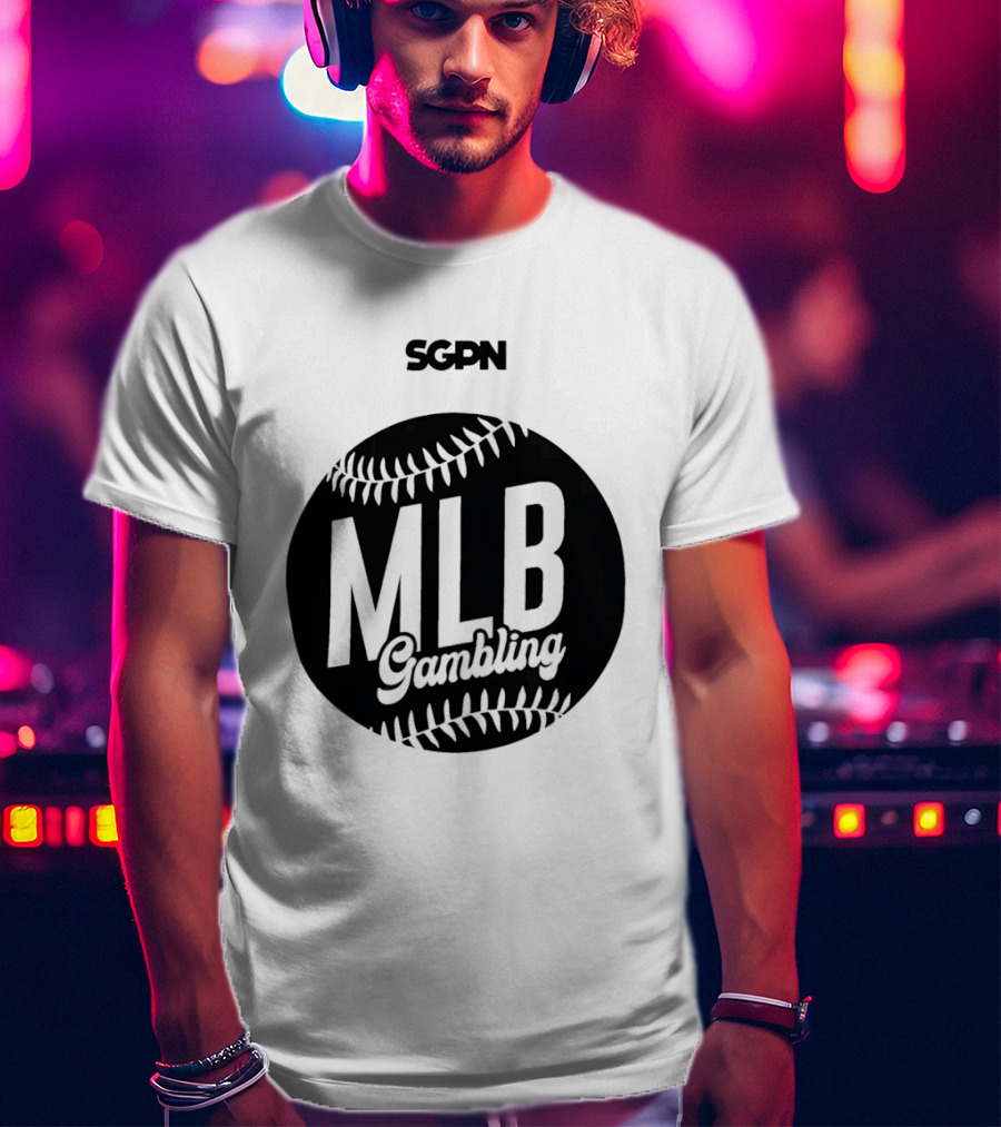 SGPN MLB Gambling Baseball Betting Enthusiasts T-Shirt