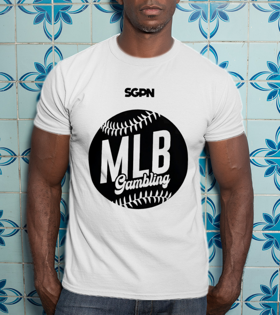 SGPN MLB Gambling Baseball Betting Enthusiasts T-Shirt