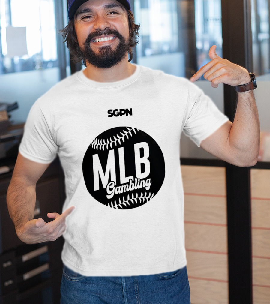 SGPN MLB Gambling Baseball Betting Enthusiasts T-Shirt