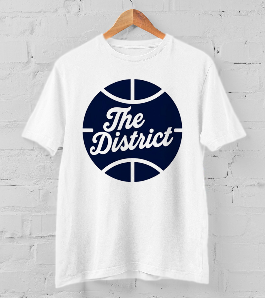 The District Basketball Branding Team Circle T-Shirt