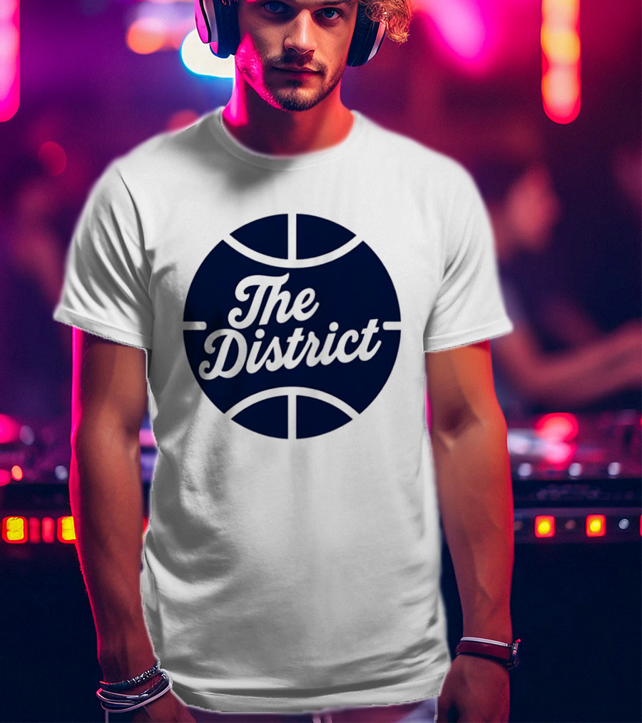 The District Basketball Branding Team Circle T-Shirt