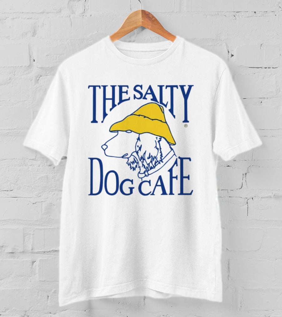 The Salty Dog Cafe Hilton Head Iconic Yellow Hat Logo South Carolina T-Shirt