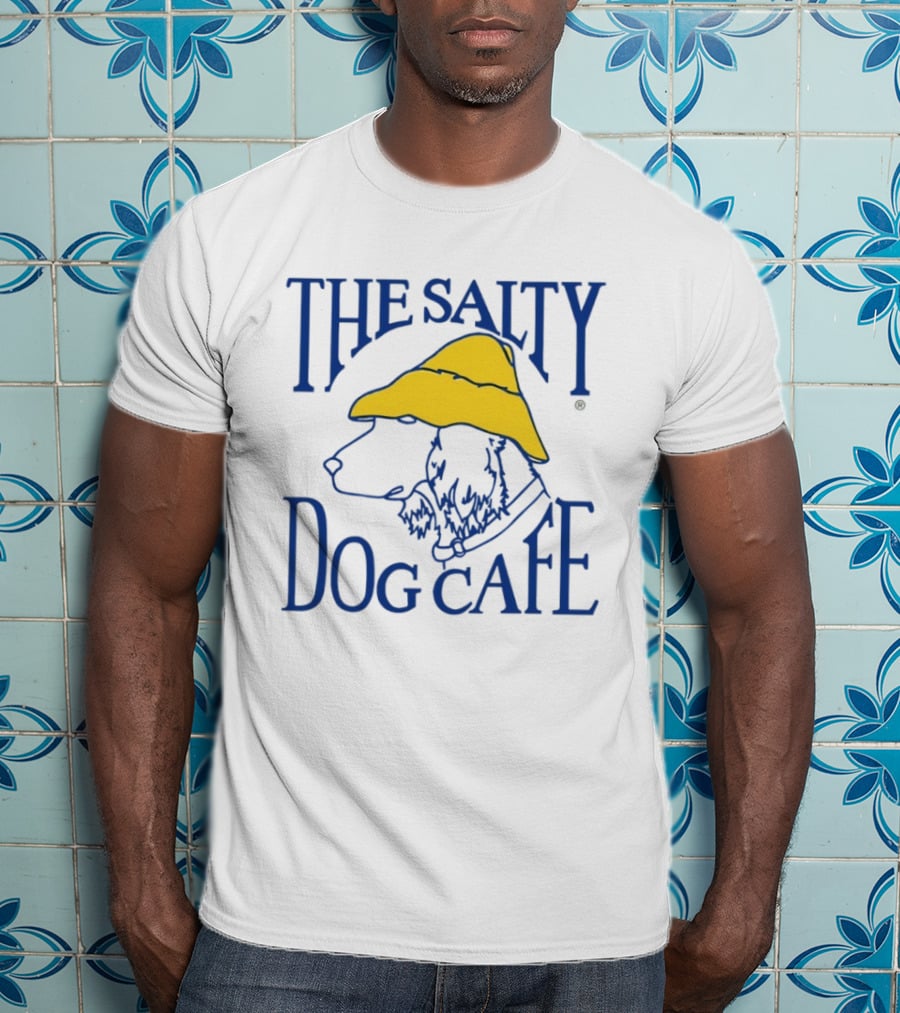 The Salty Dog Cafe Hilton Head Iconic Yellow Hat Logo South Carolina T-Shirt