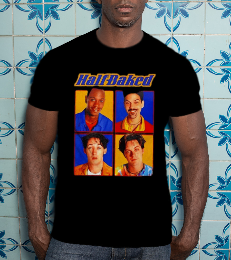 Half Baked Movie Characters Block T-Shirt