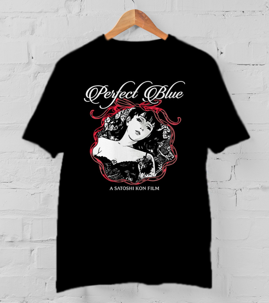 Perfect Blue A Satoshi Kon Film Bold Red Ribbon Frame T-Shirt