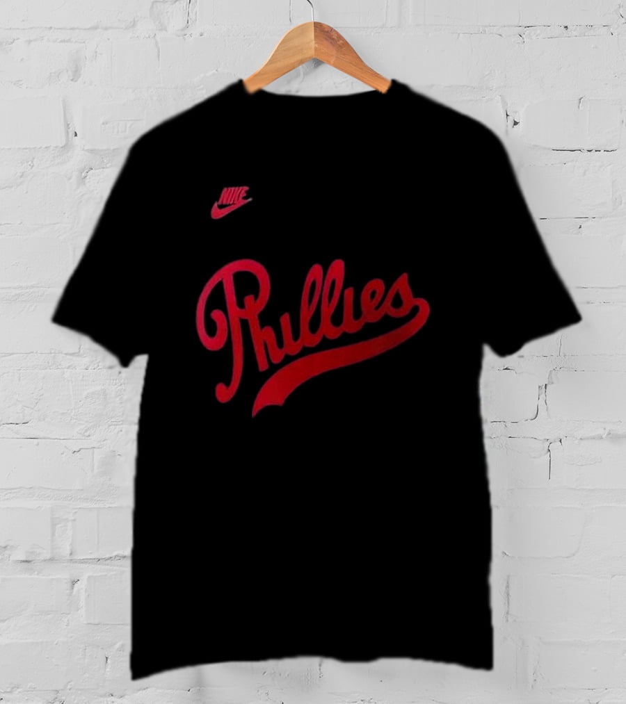 Philadelphia Phillies 2026 Field Of Dreams Phillies Nike Wordmark T-Shirt