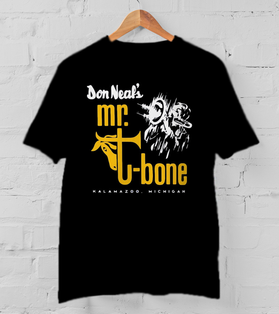 Don Neal's Mr Bone Kalamazoo Michigan Trombone T-Shirt