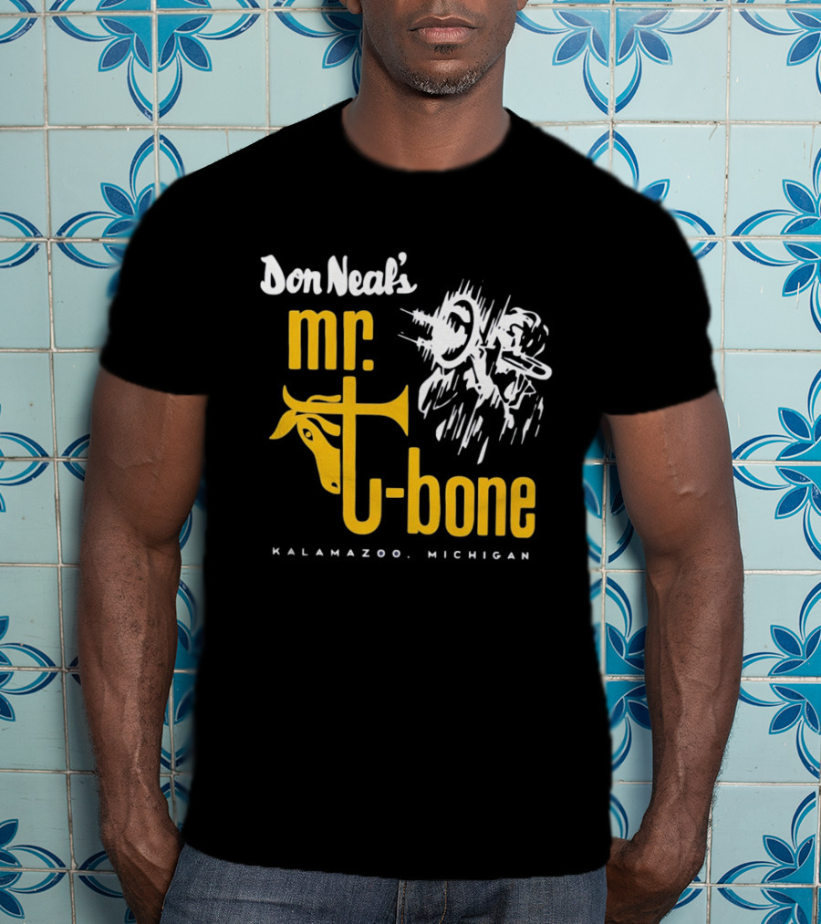 Don Neal's Mr Bone Kalamazoo Michigan Trombone T-Shirt