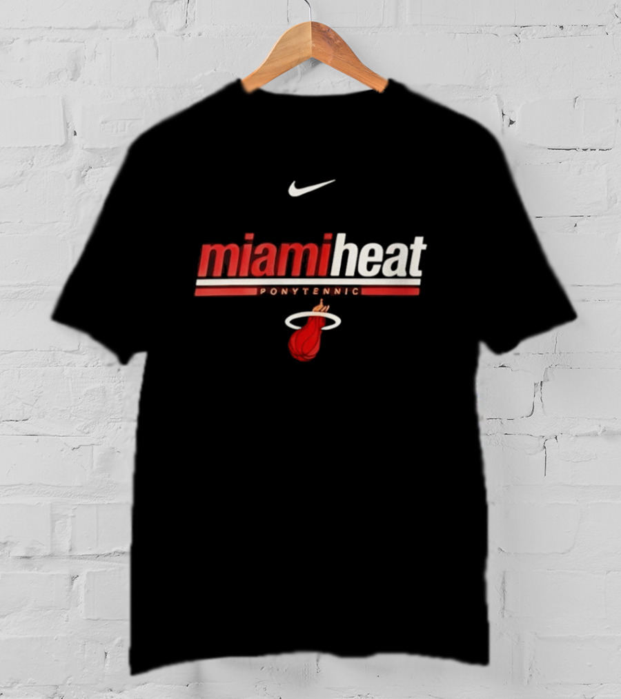 Nike Miami Heat Shaquille O Neal Ponytennis NBA T-Shirt
