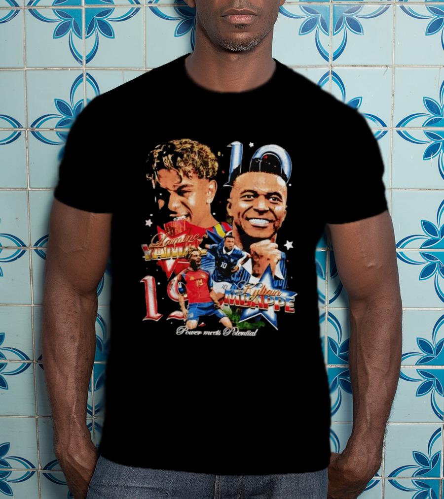 Lamine Yamal Kylian Mbappe 10 Power Meets Potential 19 T-Shirt
