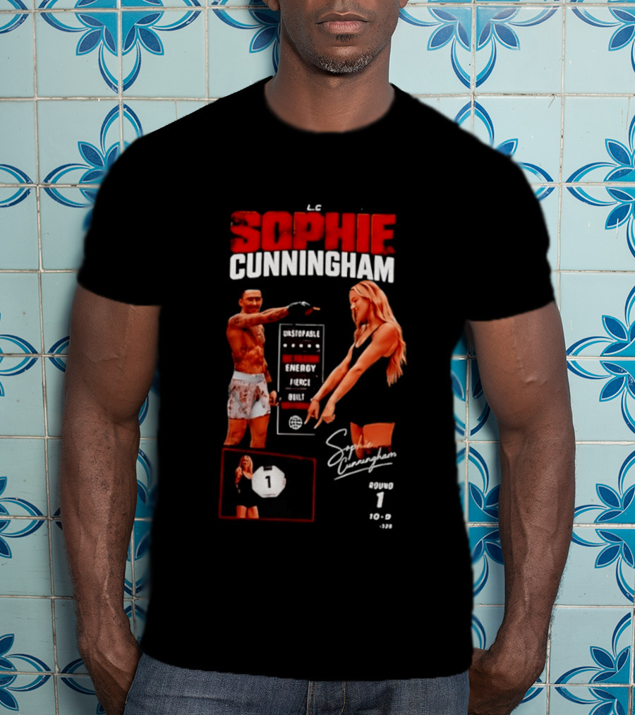 Sophie Cunningham Energy Juice UFC 329 Ring Girl T-Shirt