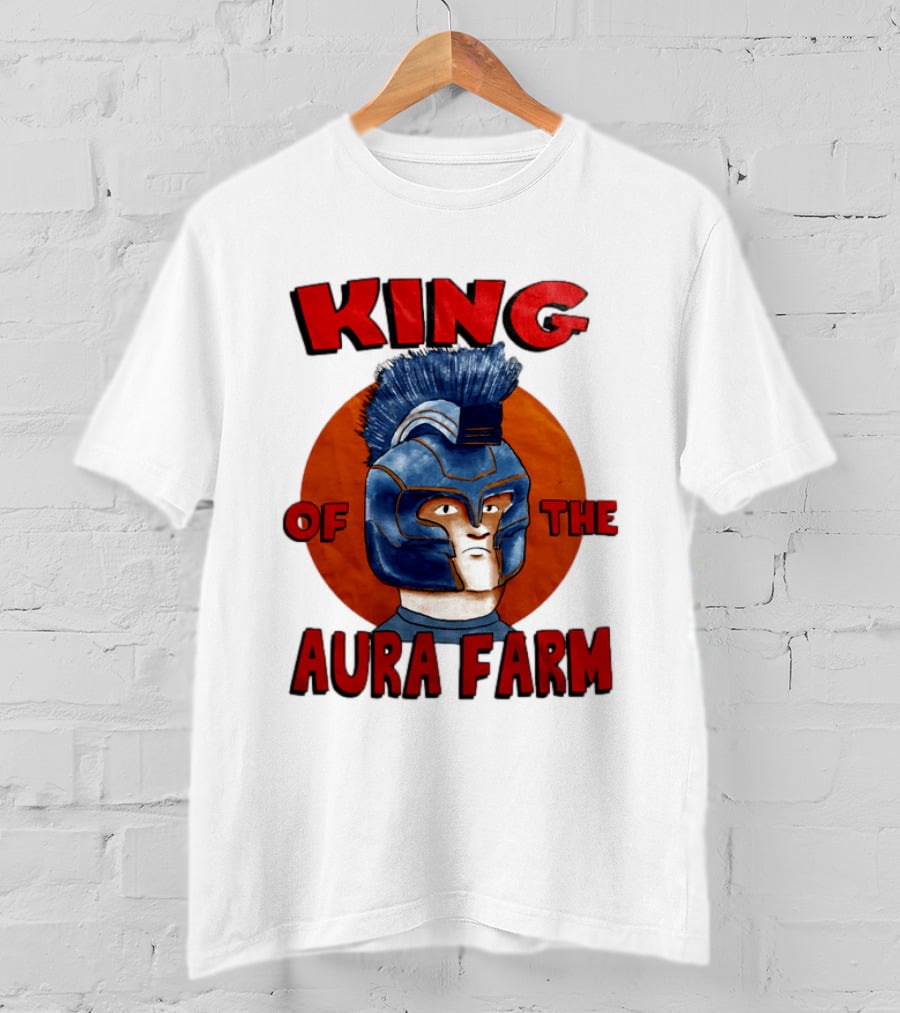 King Of The Aura Farm Hank Hill Helmet Warrior T-Shirt