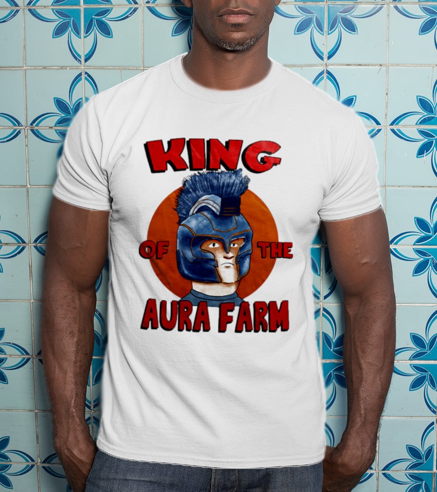 King Of The Aura Farm Hank Hill Helmet Warrior T-Shirt