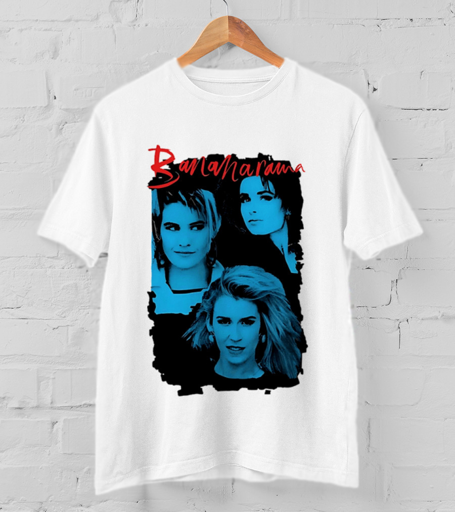 Bananarama True Confessions Album Cover Retro Blue T-Shirt