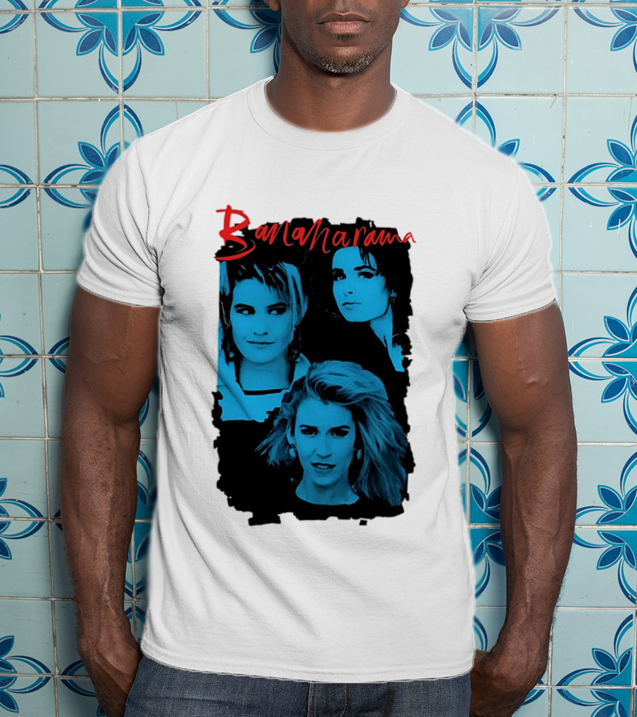 Bananarama True Confessions Album Cover Retro Blue T-Shirt