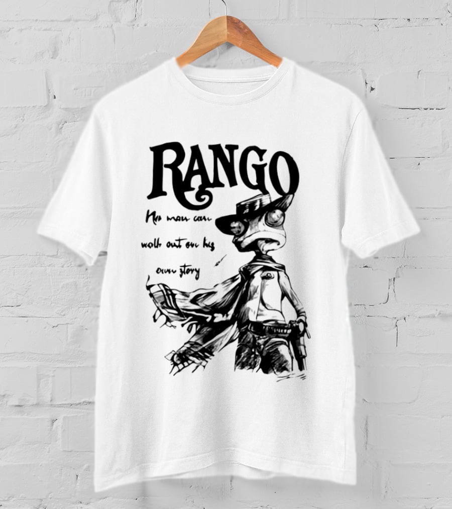 Rango He Who Walks Out Cowboy T-Shirt