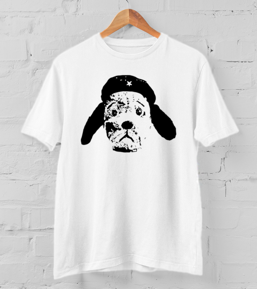 Che Guevara Dog Parody Beret Icon With Star T-Shirt